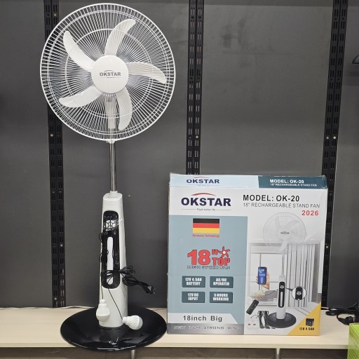 مروحة شحن okstar charging fan okstar