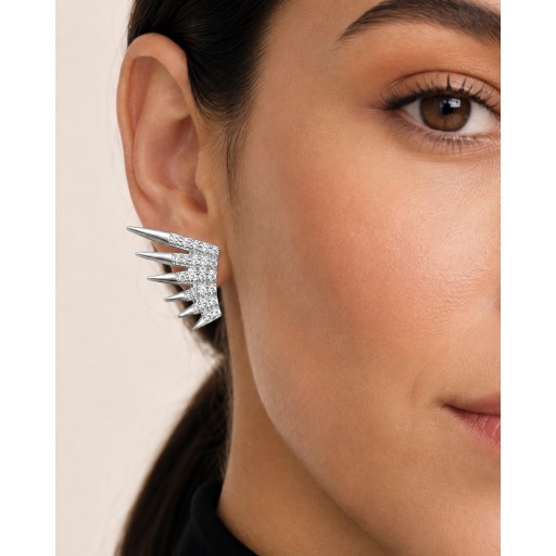 تراجي ( اقراط ) من الفضة الايطاليه Italian 925 Sterling Silver Earrings