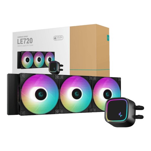 مبرد معالج مائي DeepCool LE720 360mm DeepCool LE720 360mm AIO Liquid CPU Cooler
