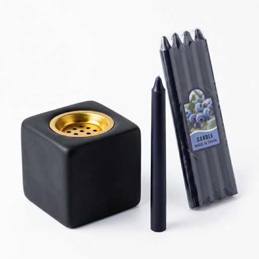 طقم العطور الفاخر مبخرة عصرية وشموع التوت Luxury Fragrance Set: Modern Incense Burner and Berry Candles