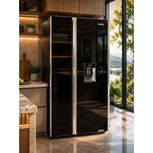 ثلاجة سايد باي سايد Side-by-side refrigerator