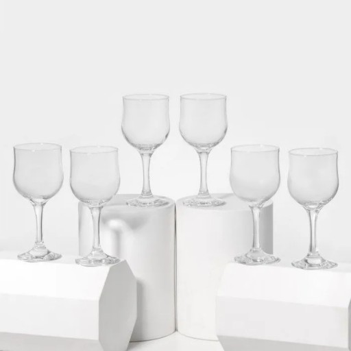 سيت كأس زجاجي 6 قطع من ماركة باشابهجة Pasabahce 44162 Glass Set