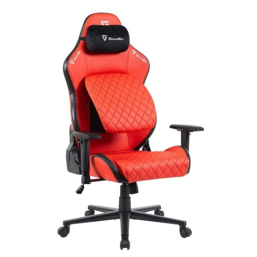 كرسي قيمنق احترافي باللون الأحمر المذهل موديل Valor من GamerTek GamerTek Valor Gaming Chair (Red Edition)