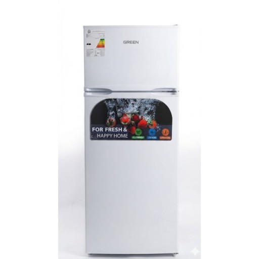 ثلاجة كرين 10 قدم ابيض بباب مزدوج  GREEN fridge 10 feet white with double doors