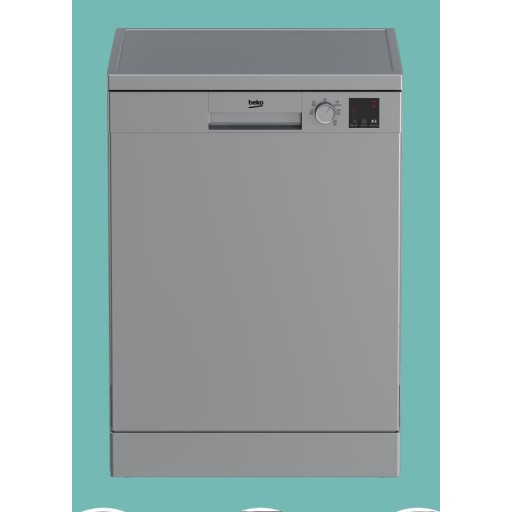 غسالة صحون بيكو، لون سلفر، 5 برنامج، 2 مرشة، 2 سلة Dishwasher