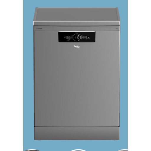 غسالة صحون بيكو، لون سلفر، 6 برنامج، 3 مرشة، 3 سلة، BLDC Dishwasher