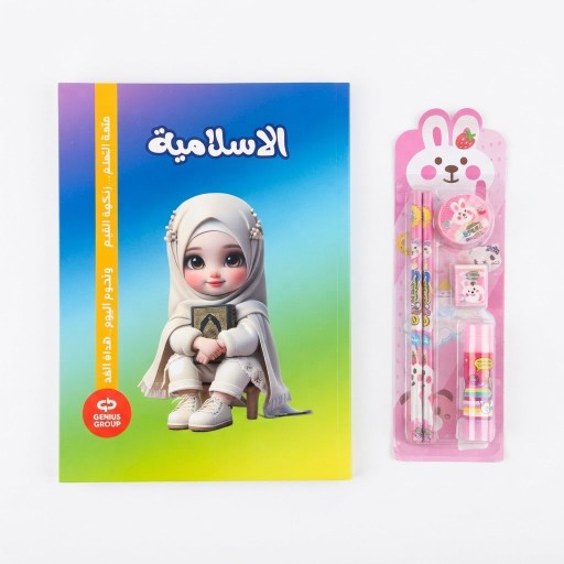 دفتر الإسلامية me37601 وبكج القرطاسية المدرسية المتكامل ME37601 Islamic Studies Notebook and Comprehensive School Stationery Pack
