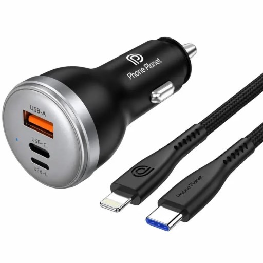 شاحن سيارة فون بلانيت هجين ماكس 80 واط Phone Planet Hybrid-Max 80W Car Charger
