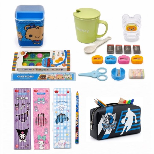 بكج سانريو وOKITOKI المدرسي المتكامل Sanrio & OKITOKI Complete School Bundle