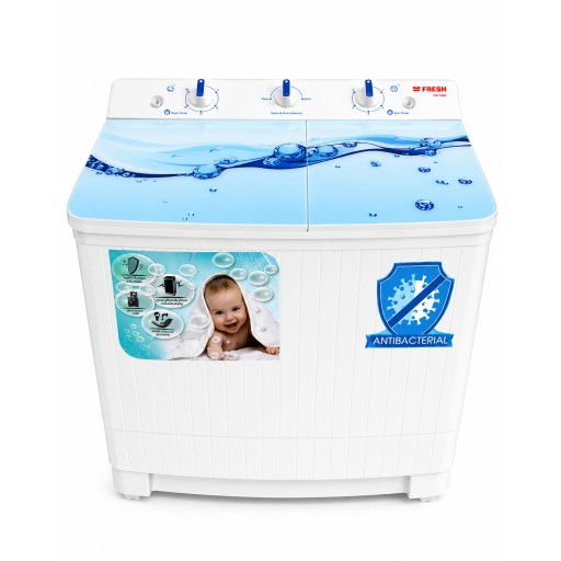 غسالة فريش حوضين 12 كيلو fresh washing machine