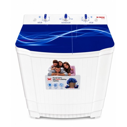 غسالة فريش حوضين 14 كيلو fresh washing machine