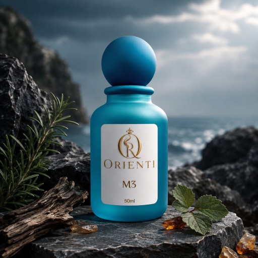 عطر Orienti M3 للرجال – تركيب خاص مستوحى من Acqua di Giò Profumo بنفحات بحرية وبخور وباتشولي وثباتية عالية Orienti M3 Men’s Perfume – High-Performance Inspired Blend with Marine Notes, Bergamot, Incense & Patchouli