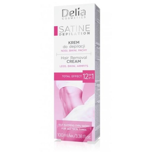 كريم إزالة الشعر ديليا 12 في 1 - 100 مل Delia 12-in-1 Total Effect Hair Removal Cream - 100ml