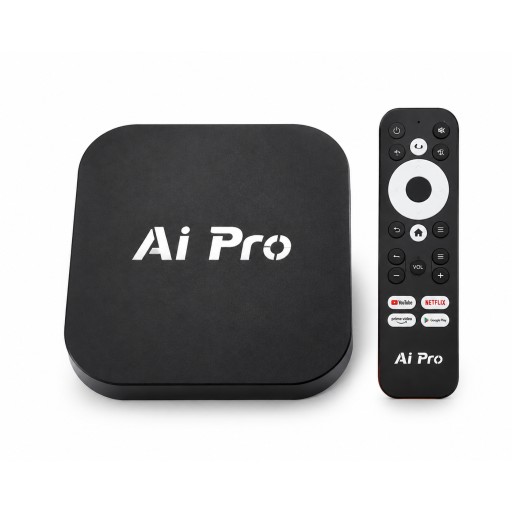 جهاز ستلايت Ai Pro 5G أندرويد سمارت 4K ذاكرة 4GB رام و32GB خزن Ai Pro 5G Android TV Box 4GB RAM 32GB ROM – 4K