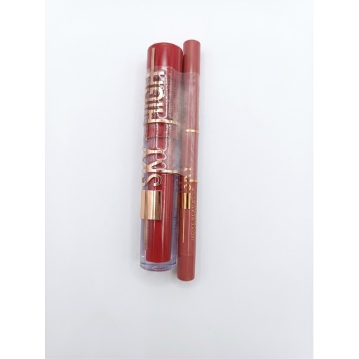 قلم تحديد وشفاه سائل 2+1 Lip Liner & Liquid Lip Color