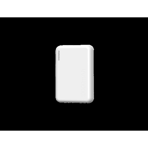 باور بانك بورودو لاسلكي ماج سيف 10000 مللي أمبير 15 واط - أبيض Porodo 10000mAh MagSafe Wireless Power Bank 15W - White