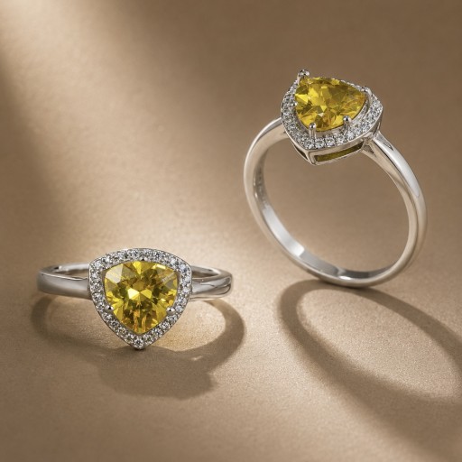خاتم القلب الذهبي Golden Heart Ring