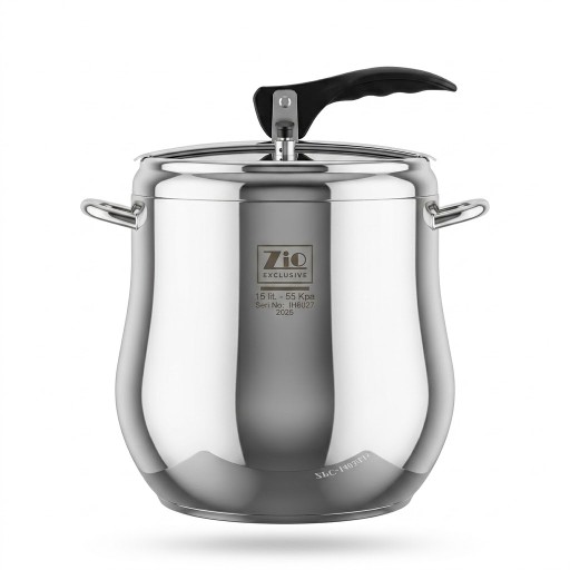 قدر ضغط 15 لتر من زيو ستانلس ستيل pressure cooker