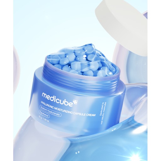 كريم ترطيب ميديكوب بكبسولات الهيالورونيك - 55 جرام Medicube Hyaluronic Capsule Moisturizing Cream - 55g