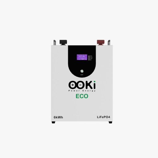 ooki ليثيوم فوسفات الحديد 6  كيلواط 25.6V الاقتصاديه lifepo4 OOKi 6 kWh 24V ECO