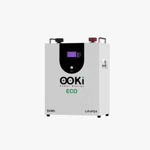 ooki ليثيوم فوسفات الحديد 6  كيلواط 25.6V الاقتصاديه lifepo4 OOKi 6 kWh 24V ECO