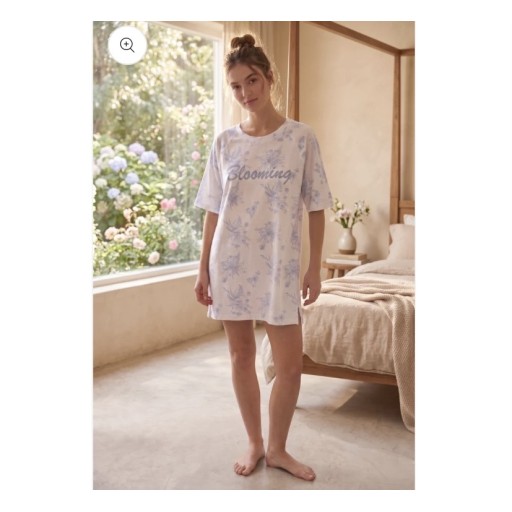 فستان قصير Night shirt