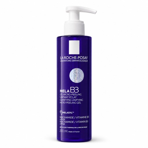 غسول جل مقشر لتفتيح وتوحيد البشرةB3 لاروش بوزيه La Roche-Posay Mela B3 Micro-Peeling Gel Cleanser 200ml