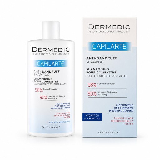 شامبو ديرميديك المضاد للقشرة والفطريات 300 مل DERMEDIC CAPILARTE Anti-Dandruff Shampoo 300 ml