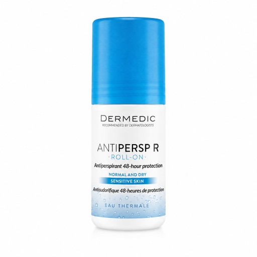 ديرميدك أنتي بيرسب R رول مضاد للتعرق للبشرة الحساسة 48 ساعة – 60 مل DERMEDIC ANTIPERSP R Antiperspirant Roll-On 48H – 60 ml