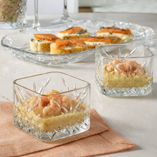 سيت وعاء زجاجي 4 قطعة من ماركة باشابهجة Pasabahce 530240 Glass Bowl Set
