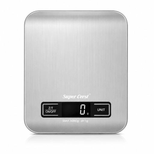 ميزان مطبخ رقمي سوبر كريست 5 كغم Super Crest Digital Kitchen Scale 5kg