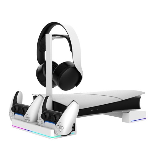 Ipega Ipega Horizontal Stand With Cooling Fans Charging Dock For PS5 Slim PS5 Pro