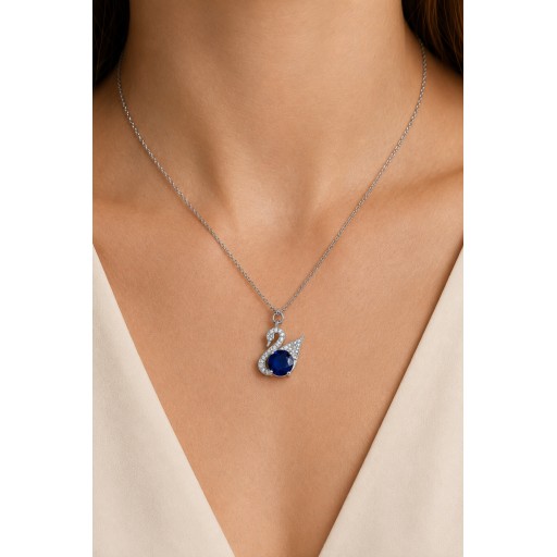 قلادة نسائيه من الفضة الايطالية Italian 925 Sterling Silver Women’s Necklace