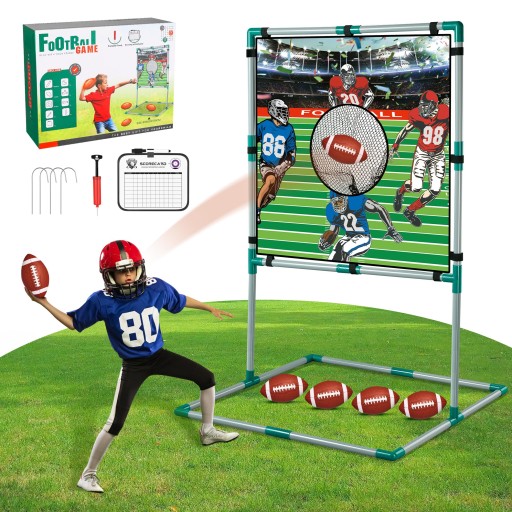 لعبة رمي كرة القدم 65×65×108 سم للمهارة والمرح Football throwing game 65×65×108 cm for skill and fun