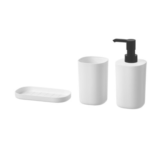 طقم حمّام 3 3-piece bathroom set, white