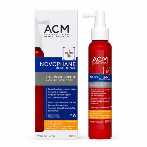 لوشن ACM نوفوفان رياكشنال المضاد لتساقط الشعر – 100 مل ACM Novophane Reactional Anti-Hair Loss Lotion – 100ml