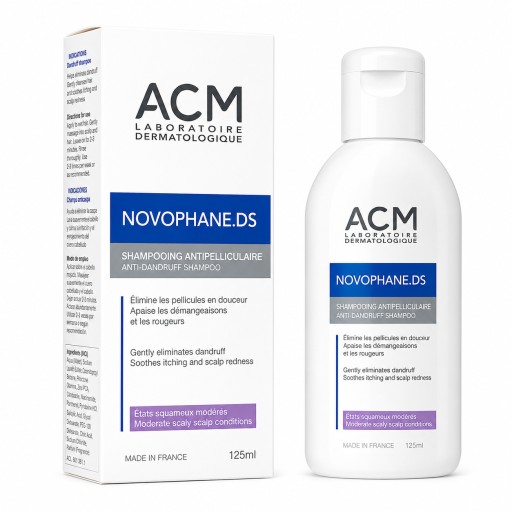 شامبو ACM نوفوفان DS المضاد للقشرة – 125 مل ACM Novophane DS Anti-Dandruff Shampoo – 125ml
