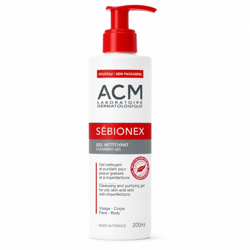 جل ACM سيبيونيكس المنظف للبشرة الدهنية – 200 مل ACM Sebionex Cleansing Gel – 200ml