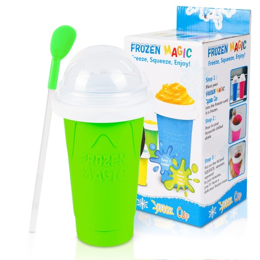 كوب السلاشي السحري لصنع المثلجات في دقائق The Magic Slushy Cup for Making Frozen Treats in Minutes