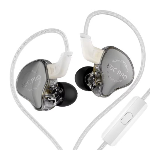 سماعة اذن KZ EDC PRO In-ear Monitor Earphone with Dynamic Drivers (Silver-Plated Cable, Mic) KZ EDC PRO In-ear Monitor Earphone with Dynamic Drivers (Silver-Plated Cable, Mic)