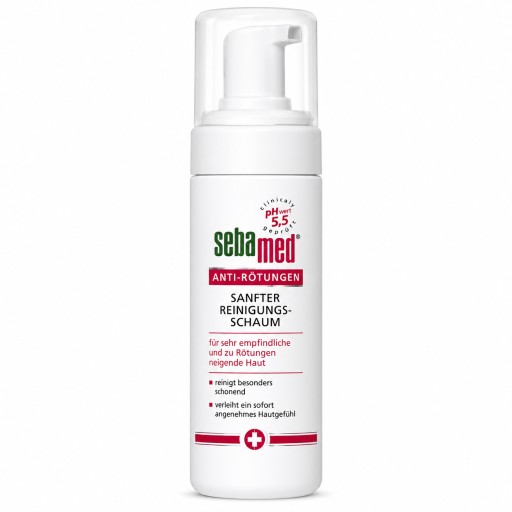 سيباميد أنتي ريدنس رغوة تنظيف لطيفة للبشرة الحساسة 150 مل Sebamed Anti-Redness Gentle Cleansing Foam 150 ml
