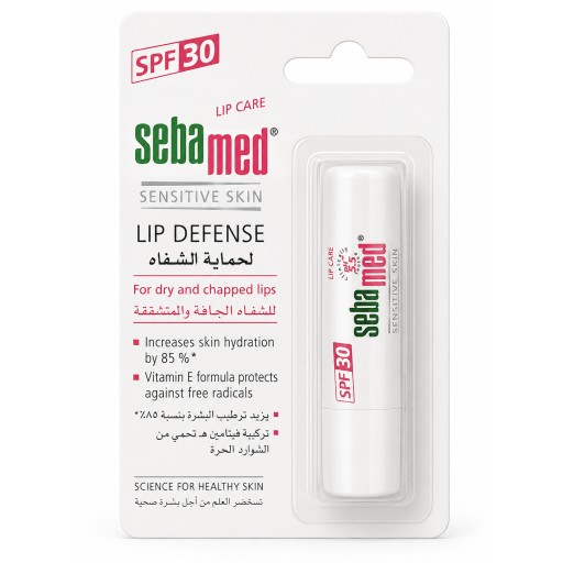 سيباميد مرطب وحماية للشفاه SPF 30 – 4.8 غم Sebamed Lip Defence Stick SPF 30 – 4.8g
