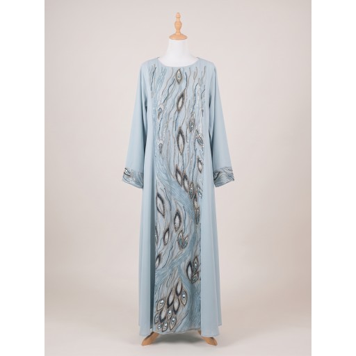 كلابية مناسبات تطريز يدوي Occasion-wear galabiya with hand embroidery
