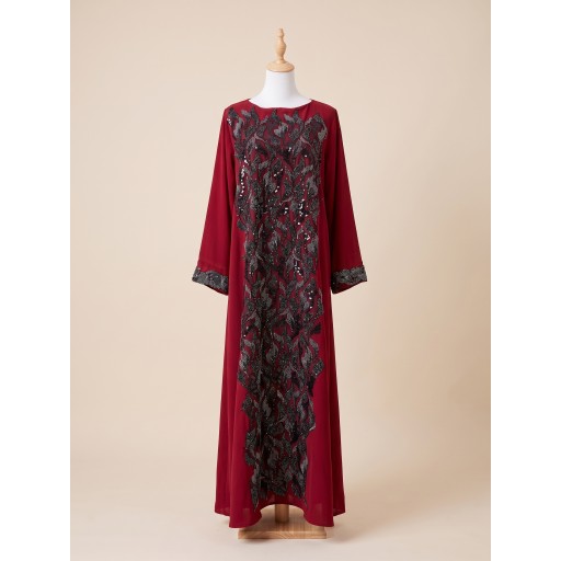 كلابية مناسبات تطريز يدوي Occasion-wear galabiya with hand embroidery