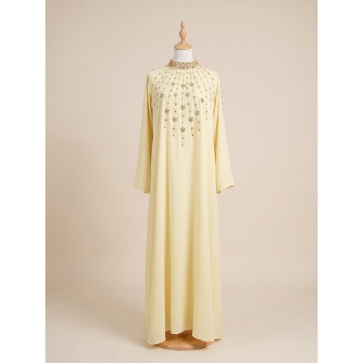 كلابية مناسبات تطريز يدوي Occasion-wear galabiya with hand embroidery