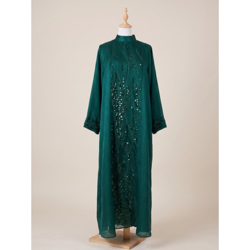 كلابية مناسبات تطريز يدوي Occasion-wear galabiya with hand embroidery