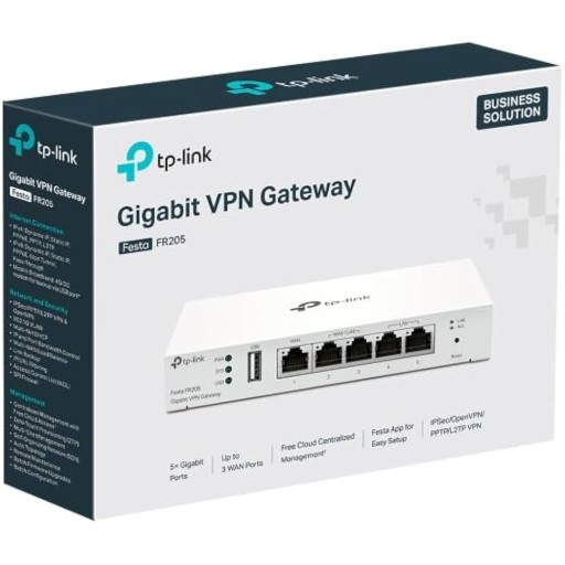 تي بي-لينك فيستا - TP-Link Festa FR205 TP-Link Festa FR205 | Gigabit VPN Gateway
