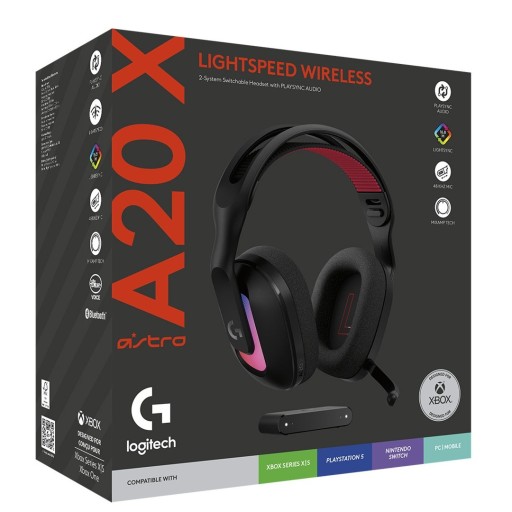 لوجيتك Logitech Astro A20 X Lightspeed Wireless Gaming Headset