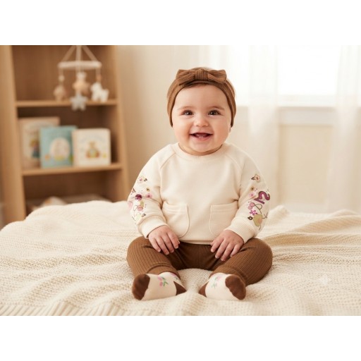 طقم تراك بناتي Girls' tracksuit set