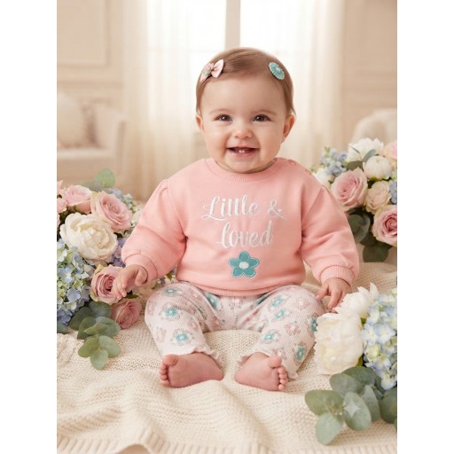 طقم تراك بناتي Girls' tracksuit set